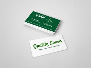 lawn care business cards louisville