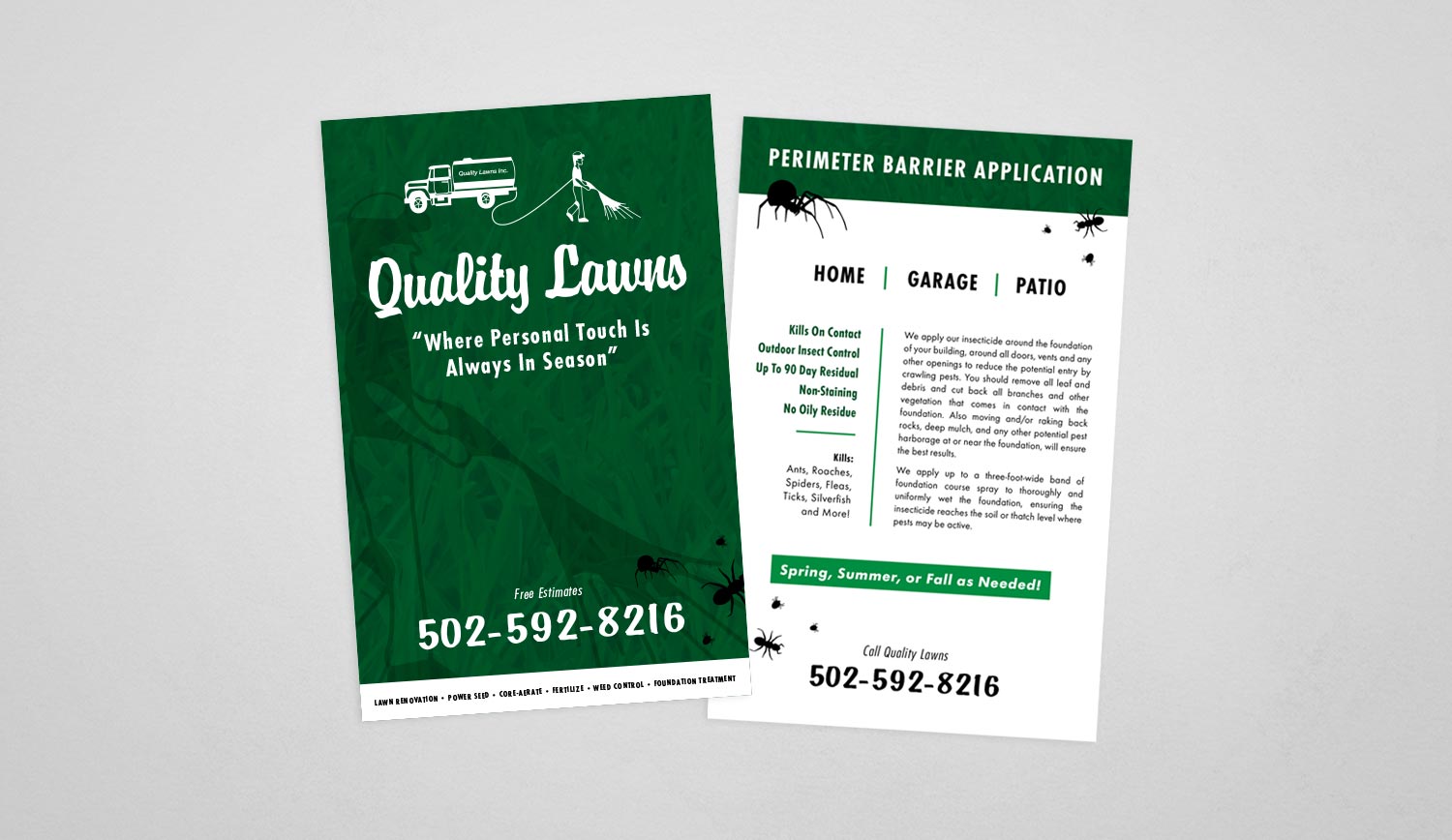 lawn care marketing flyer louisville
